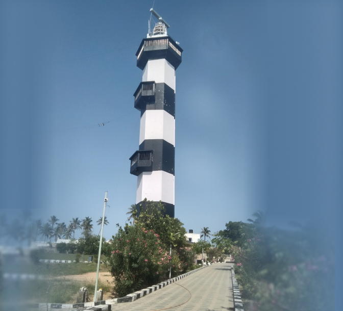 Puducherry Lighthouse and DGPS Station
