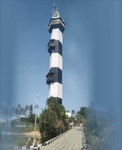 Puducherry Lighthouse and DGPS Station